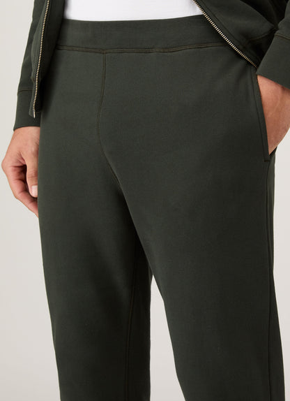 Mens Loopback Sweatpants In Dark Green Mtrs1518 Gnin