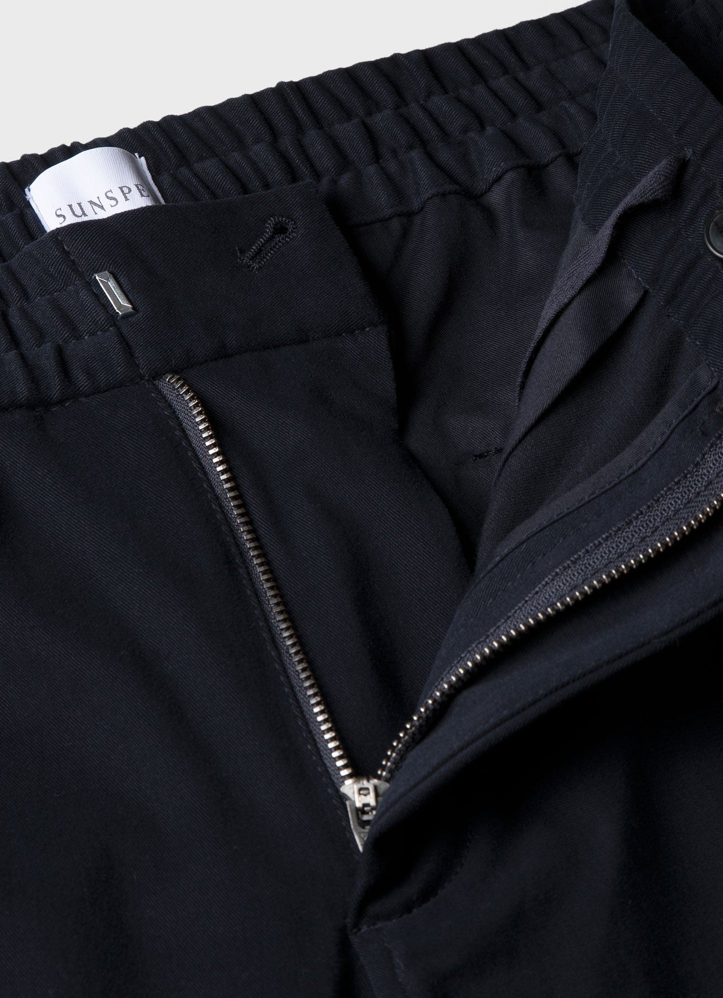 Mens Brushed Cotton Wool Drawstring Trouser In Navy Mtrs3083 Buaa