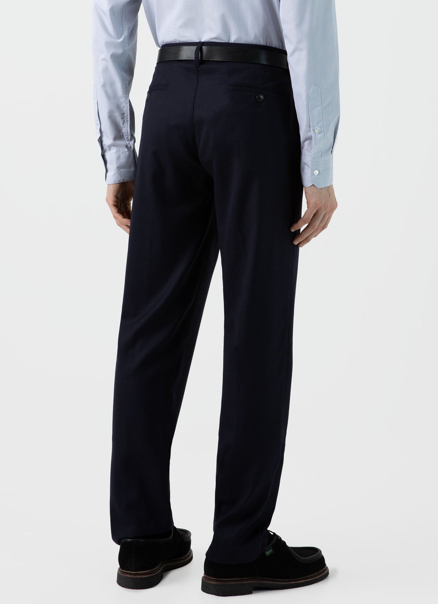 Mens Travel Wool Trouser In Navy Mtrs3089 Buaa
