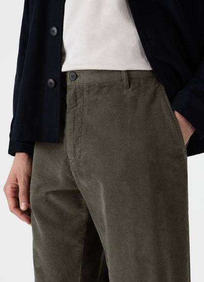 Mens Cord Chore Trouser In Khaki Mtrs3099 Gngy