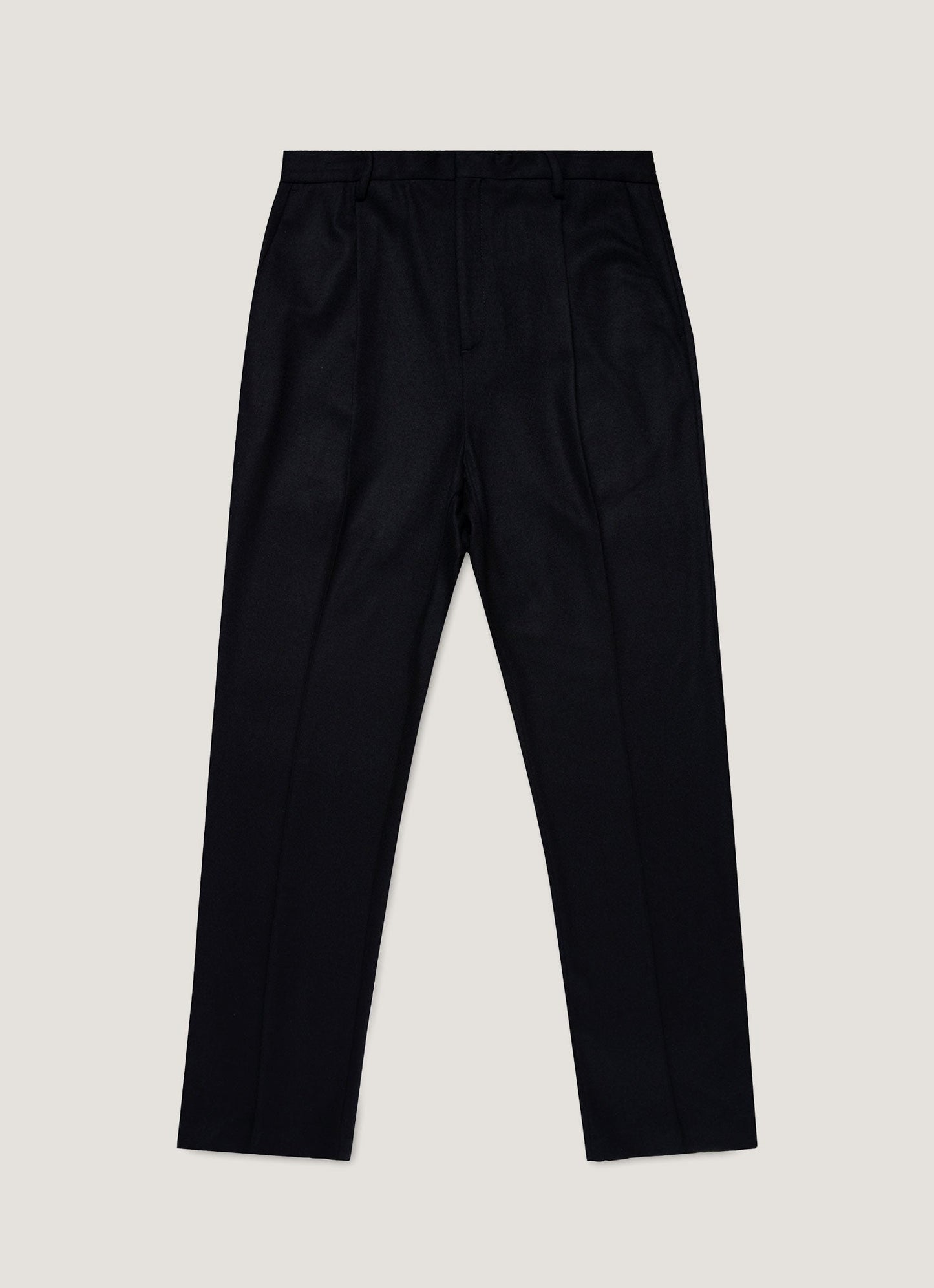 Mens Boiled Wool Trouser In Navy Mtrs3121 Buaa