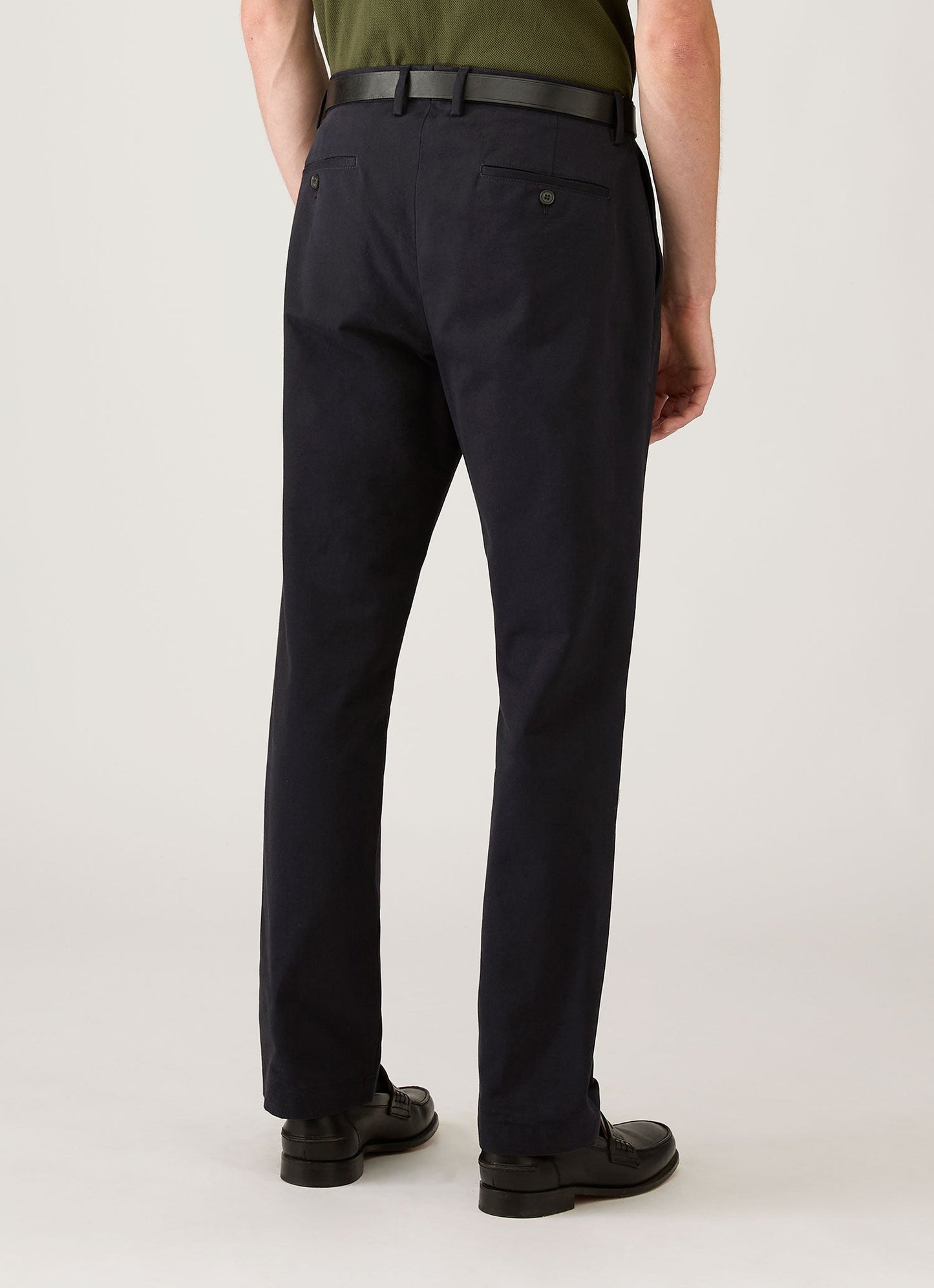 Mens Cotton Drill Trouser In Navy Mtrs3129 Buaa