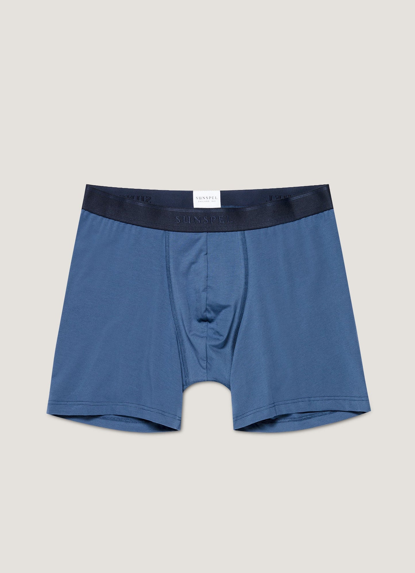 Mens Cotton Stretch Boxer Briefs In Atlantic Blue Mtru4614 Bupk
