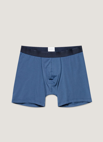 Mens Cotton Stretch Boxer Briefs In Atlantic Blue Mtru4614 Bupk