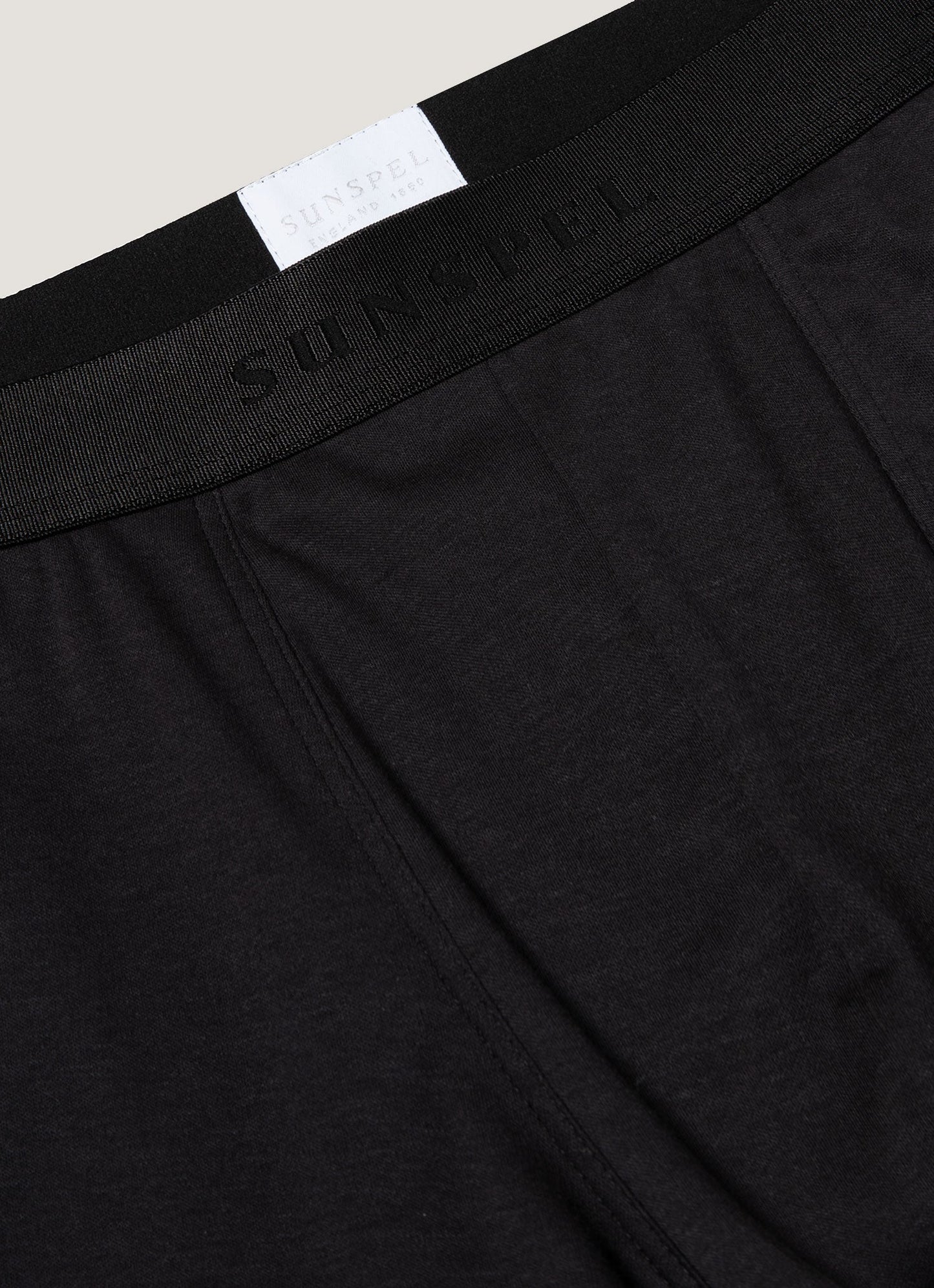 Mens Sea Island Cotton Trunks In Black Mtru4622 Bkaa