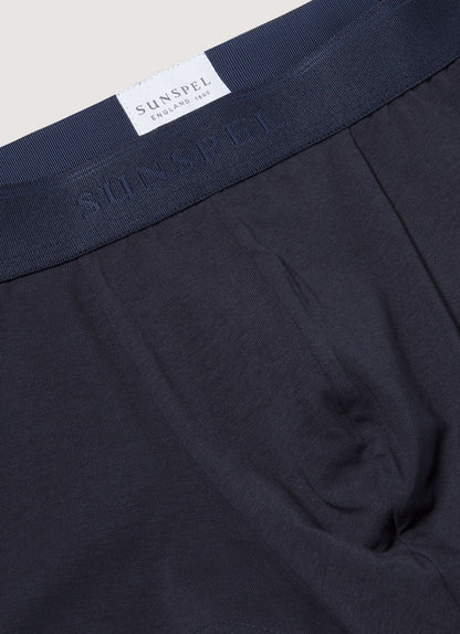 Mens Multipack Stretch Cotton Trunks In Navy Packm44 Buaa