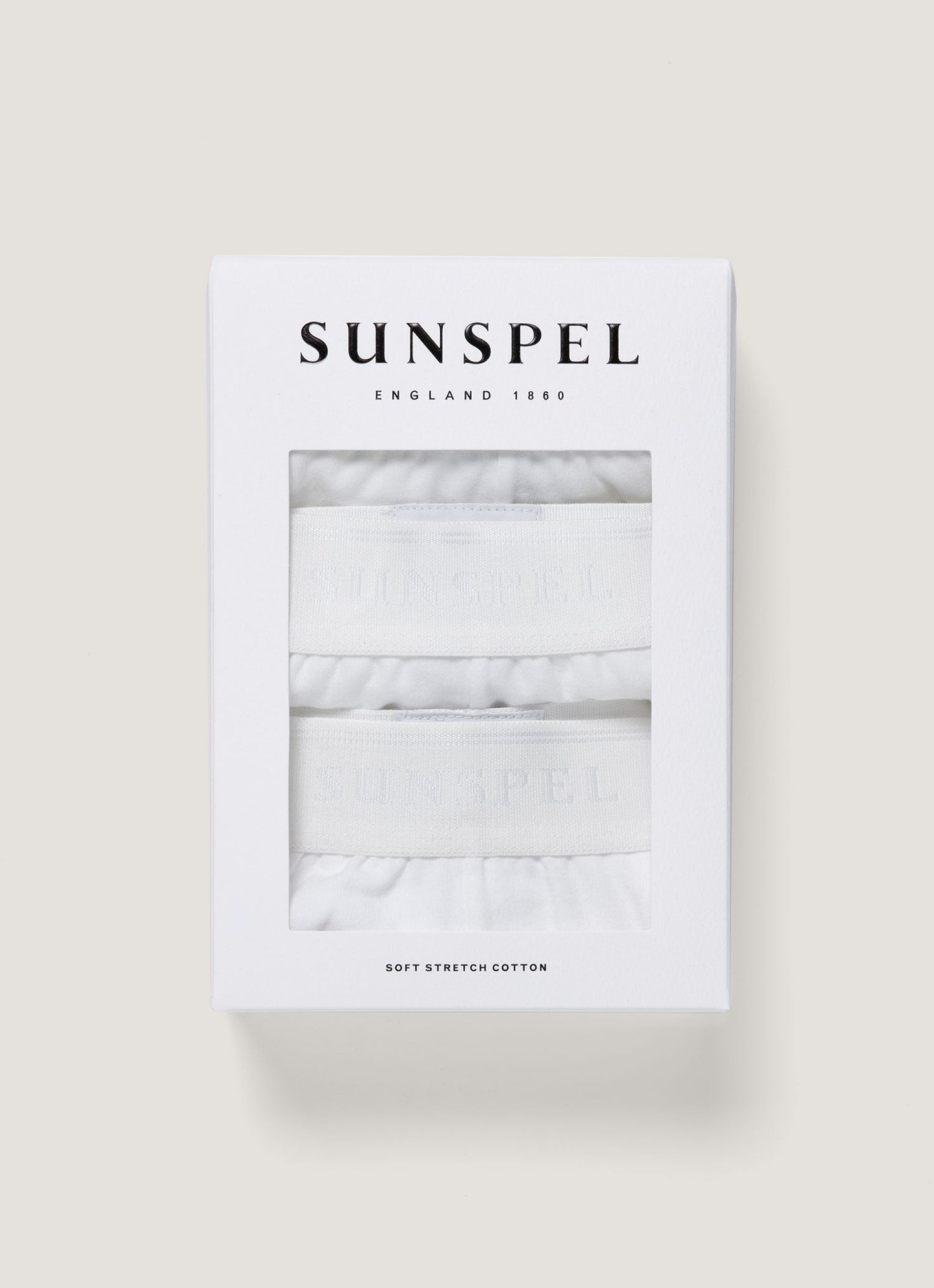 Mens Multipack Stretch Cotton Trunks In White Packm43 Whaa