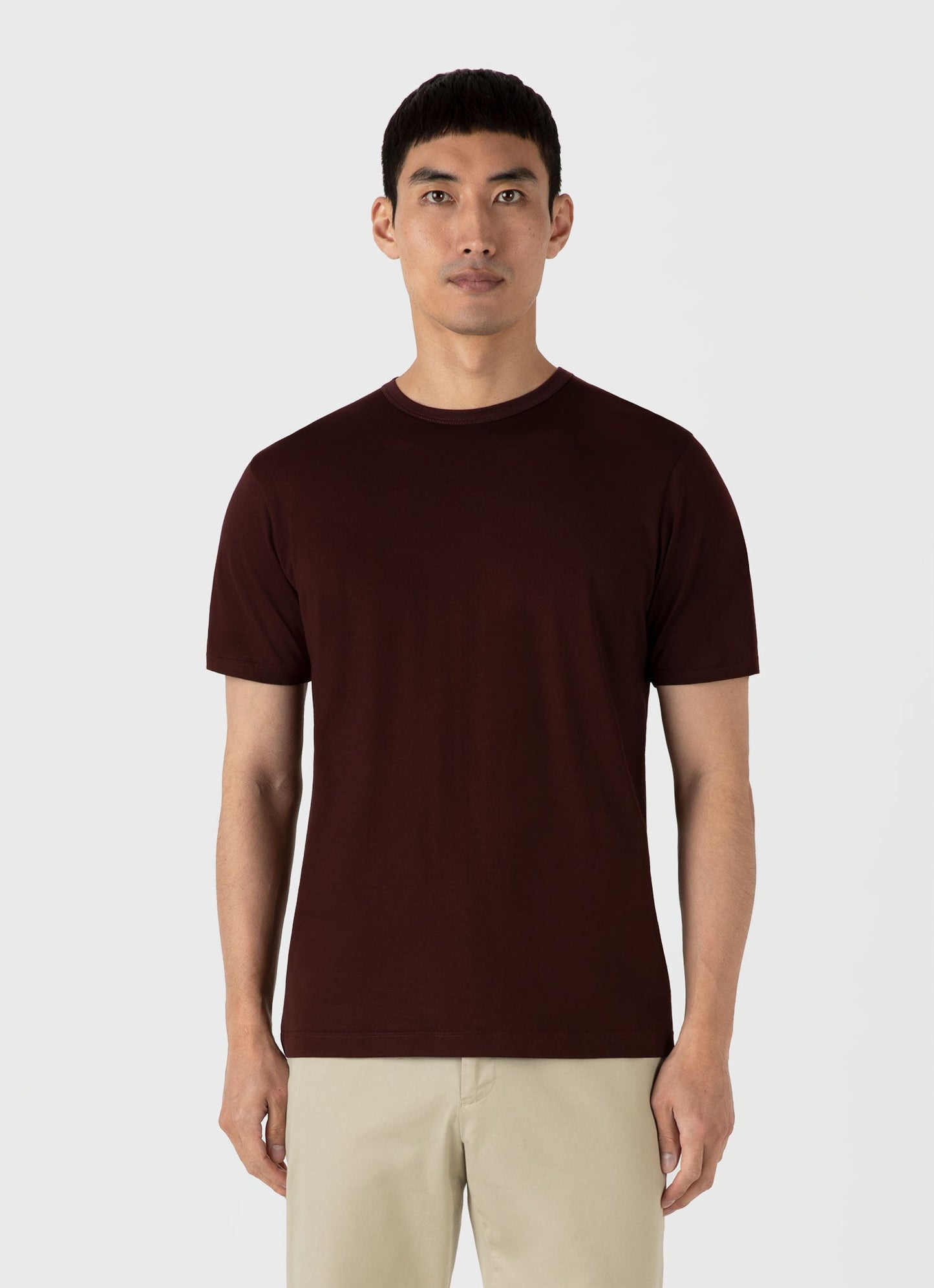 Mens Classic Tshirt In Raisin Mtsh0001 Brfq