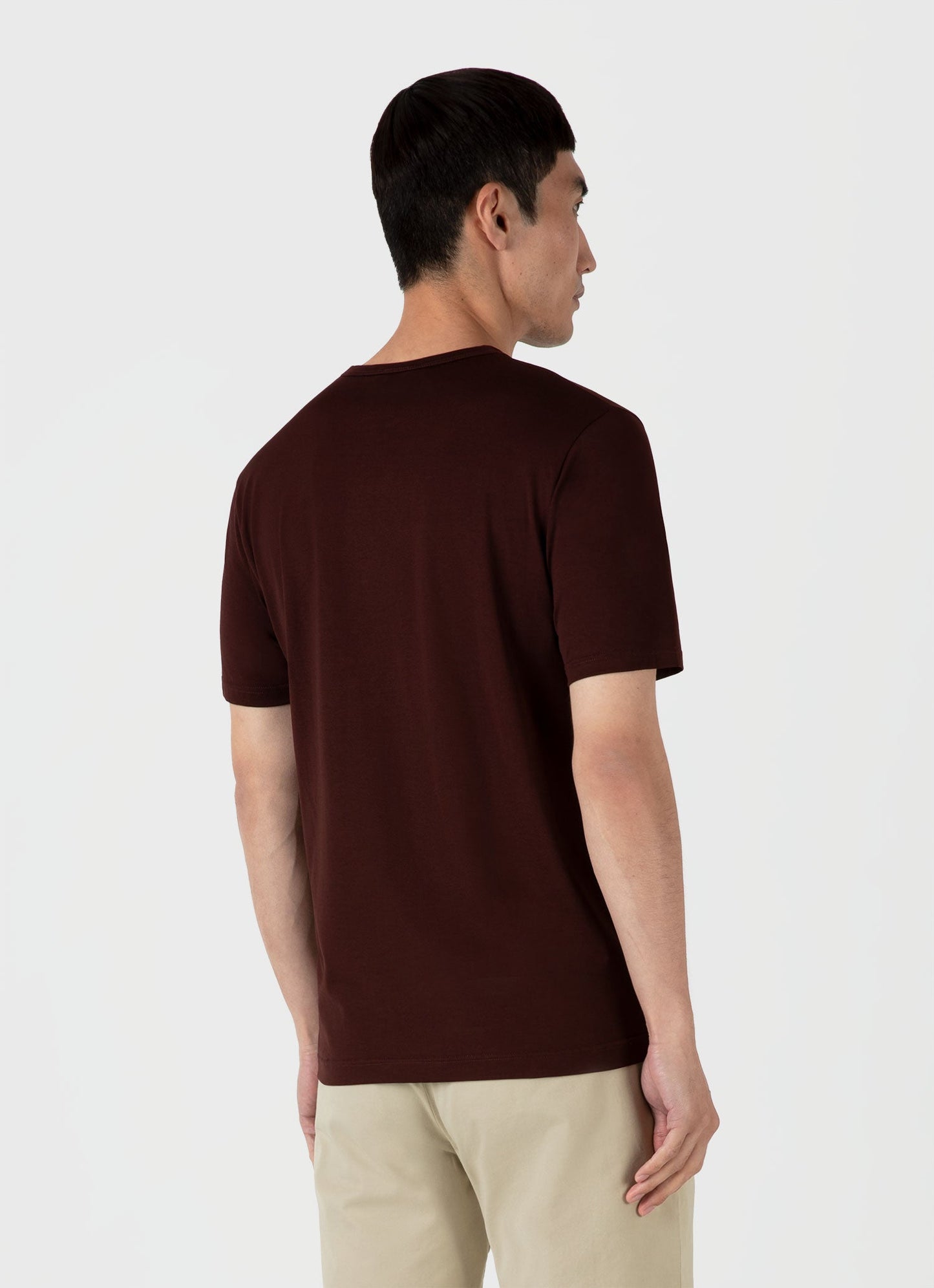 Mens Classic Tshirt In Raisin Mtsh0001 Brfq