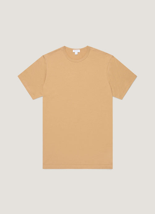 Mens Classic Tshirt In Tan Mtsh0001 Brgm