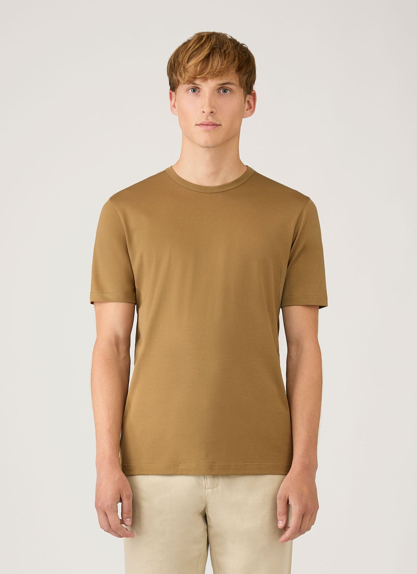 Mens Classic Tshirt In Walnut Mtsh0001 Brgo