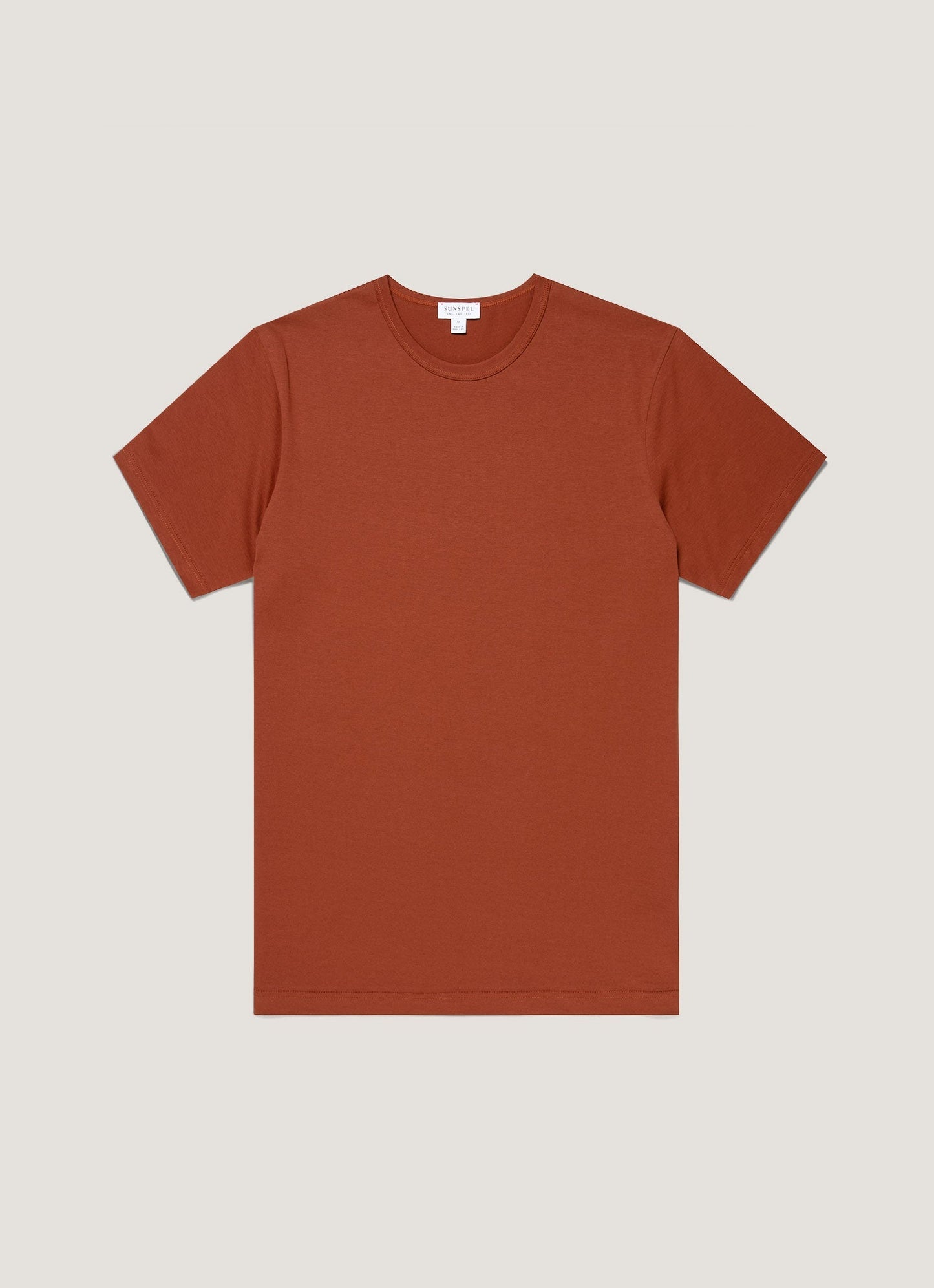 Mens Classic Tshirt In Rust Mtsh0001 Brgp