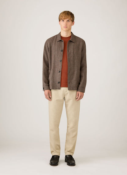 Mens Classic Tshirt In Rust Mtsh0001 Brgp