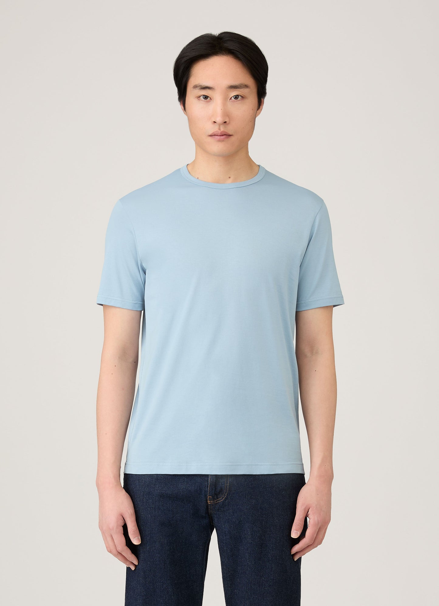 Mens Classic Tshirt In Sky Blue Mtsh0001 Butz