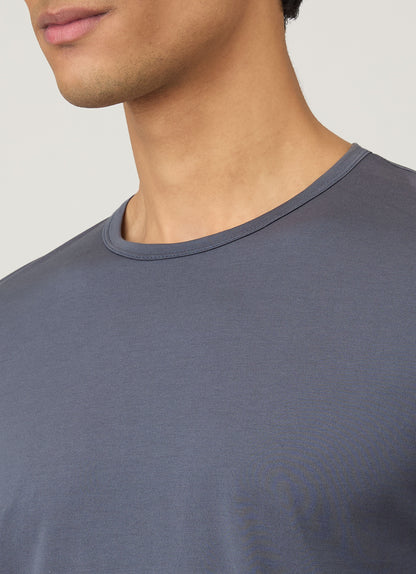 Mens Classic Tshirt In Slate Blue Mtsh0001 Buua