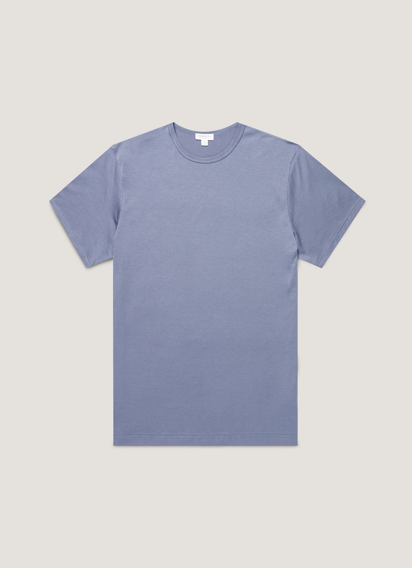 Mens Classic Tshirt In Selvedge Blue Mtsh0001 Buwf