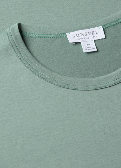 Mens Classic Tshirt In Steel Green Mtsh0001 Gniu