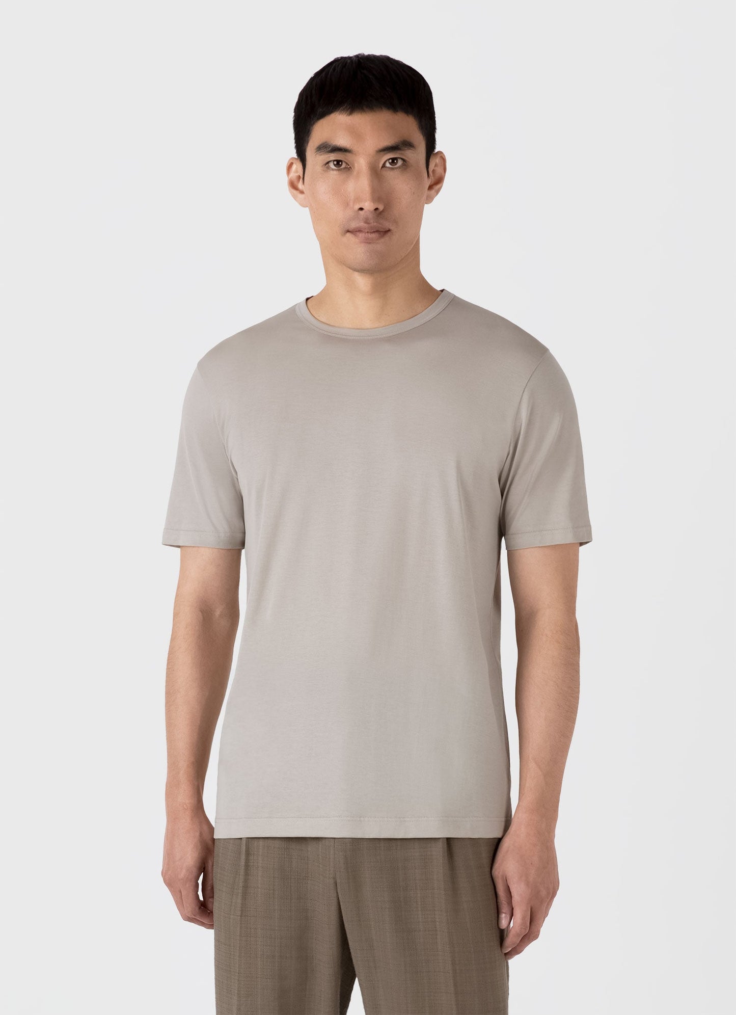 Mens Classic Tshirt In Ash Grey Mtsh0001 Gyew