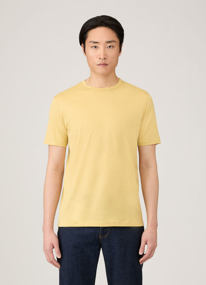 Mens Classic Tshirt In Dusty Yellow Mtsh0001 Ylbf