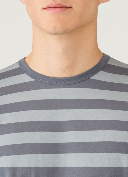 Mens Classic Tshirt In Stone Blue Slate Blue Mtsh0001Bs Stoc
