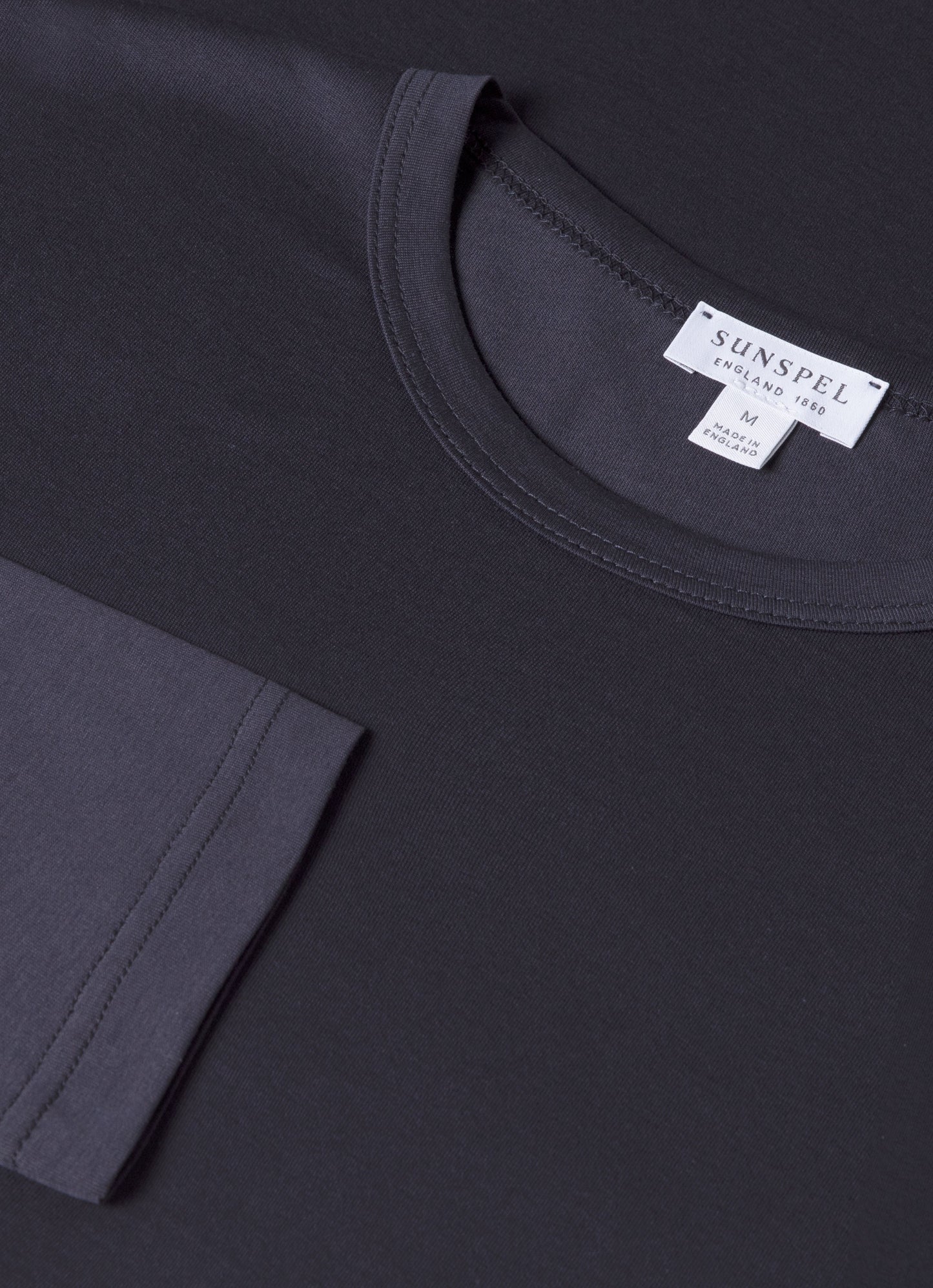 Long Sleeve Crew Neck T Shirt Navy