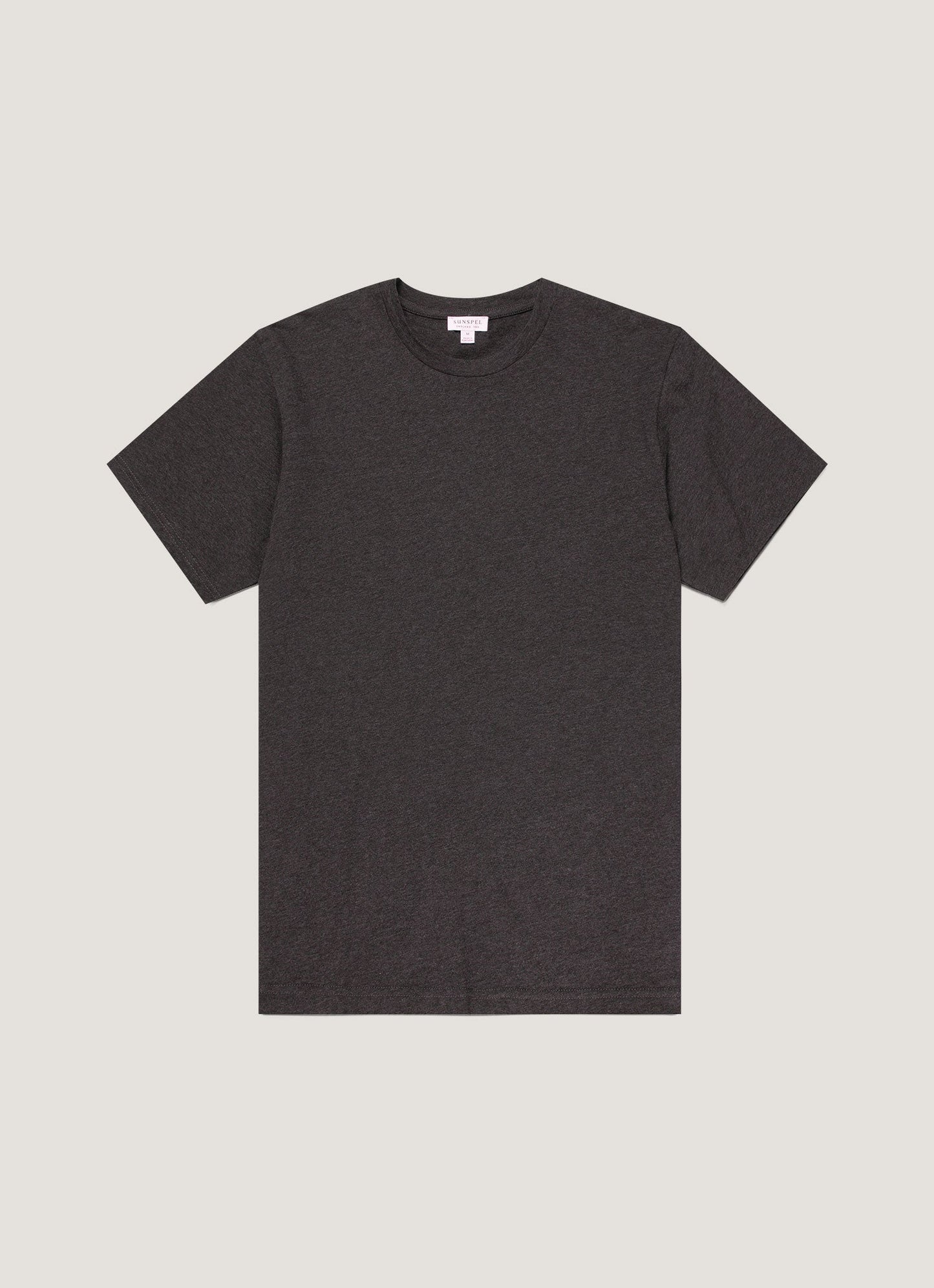 Mens Organic Cotton Tshirt In Charcoal Melange