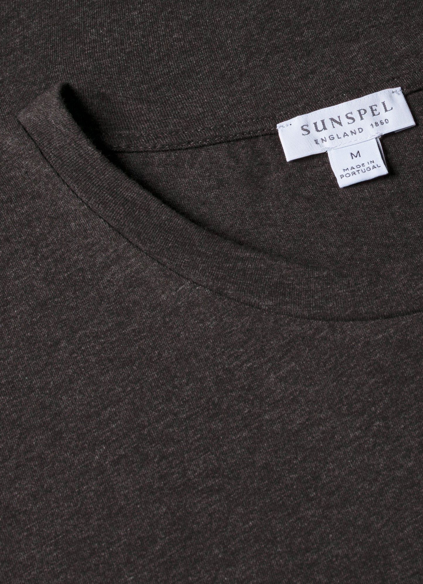 Mens Organic Cotton Tshirt In Charcoal Melange