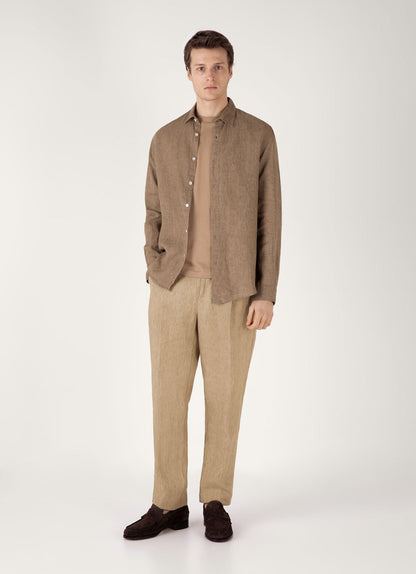 Mens Riviera Midweight Tshirt In Dune Mtsh0007S Brfz