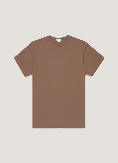 Mens Riviera Midweight Tshirt In Bark Mtsh0007S Brgc