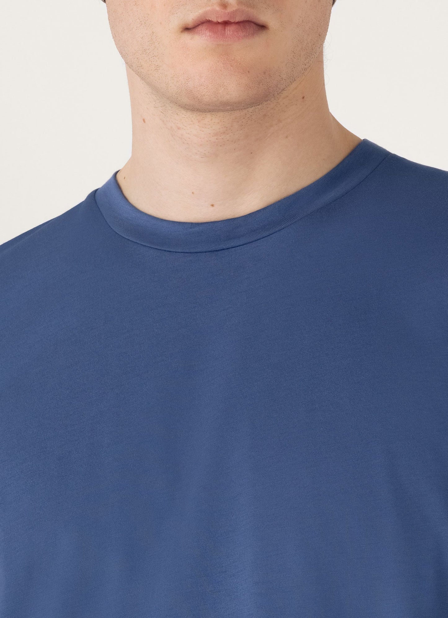 Mens Riviera Midweight Tshirt In Soft Denim Mtsh0007S Buwc