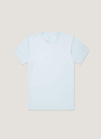 Mens Riviera Midweight Tshirt In Frost Blue Mtsh0007S Buwo