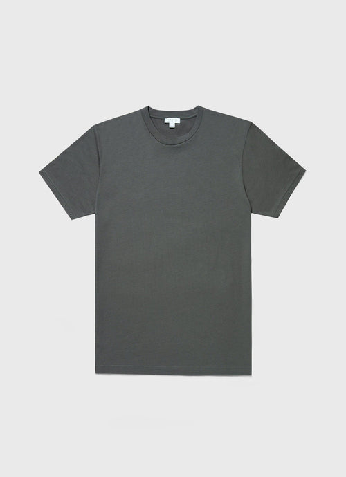 Mens Riviera Midweight Tshirt In Drill Green Mtsh0007S Gnhv