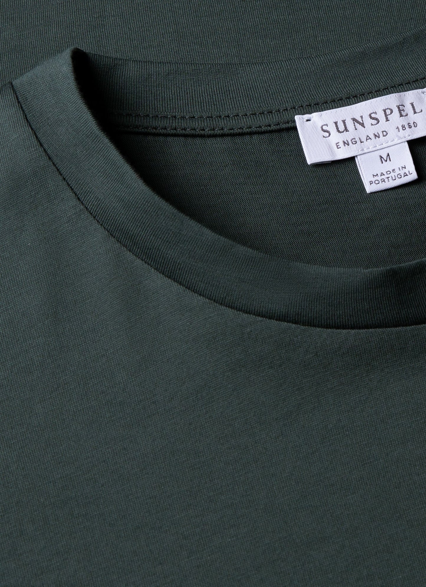 Mens Riviera Midweight Tshirt In Holly Green Mtsh0007S Gnhx