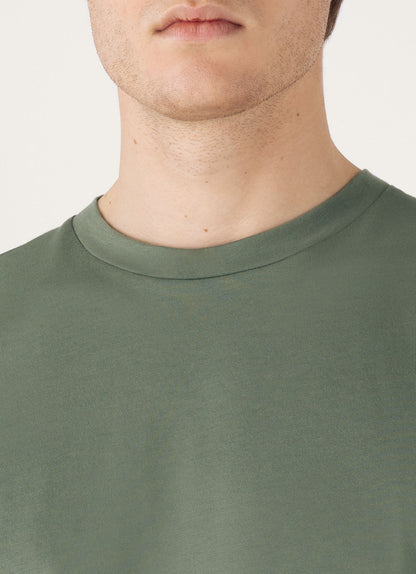 Mens Riviera Midweight Tshirt In Dusk Green Mtsh0007S Gnij