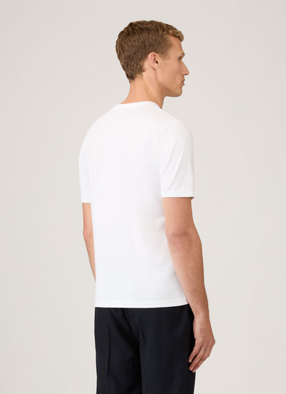 Mens Riviera Crew Neck T Shirt White
