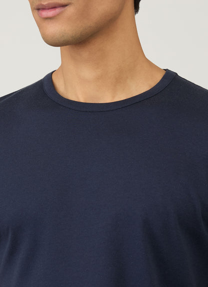 Mens Sea Island Cotton Tshirt Navy Mtsh0063