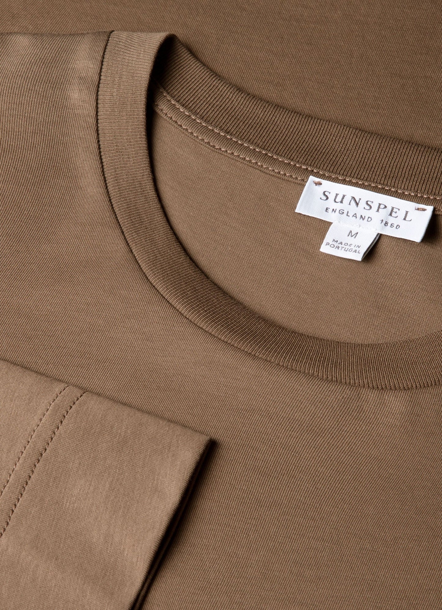 Mens Long Sleeve Riviera Midweight Tshirt In Dark Cedar Mtsh0136R Brgr