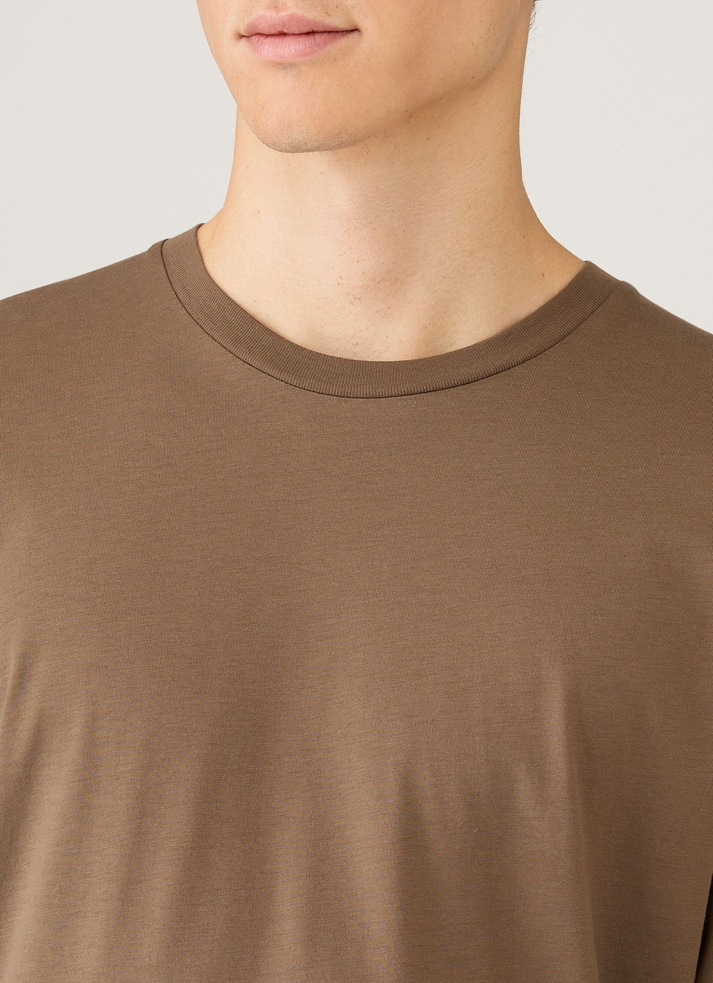Mens Long Sleeve Riviera Midweight Tshirt In Dark Cedar Mtsh0136R Brgr