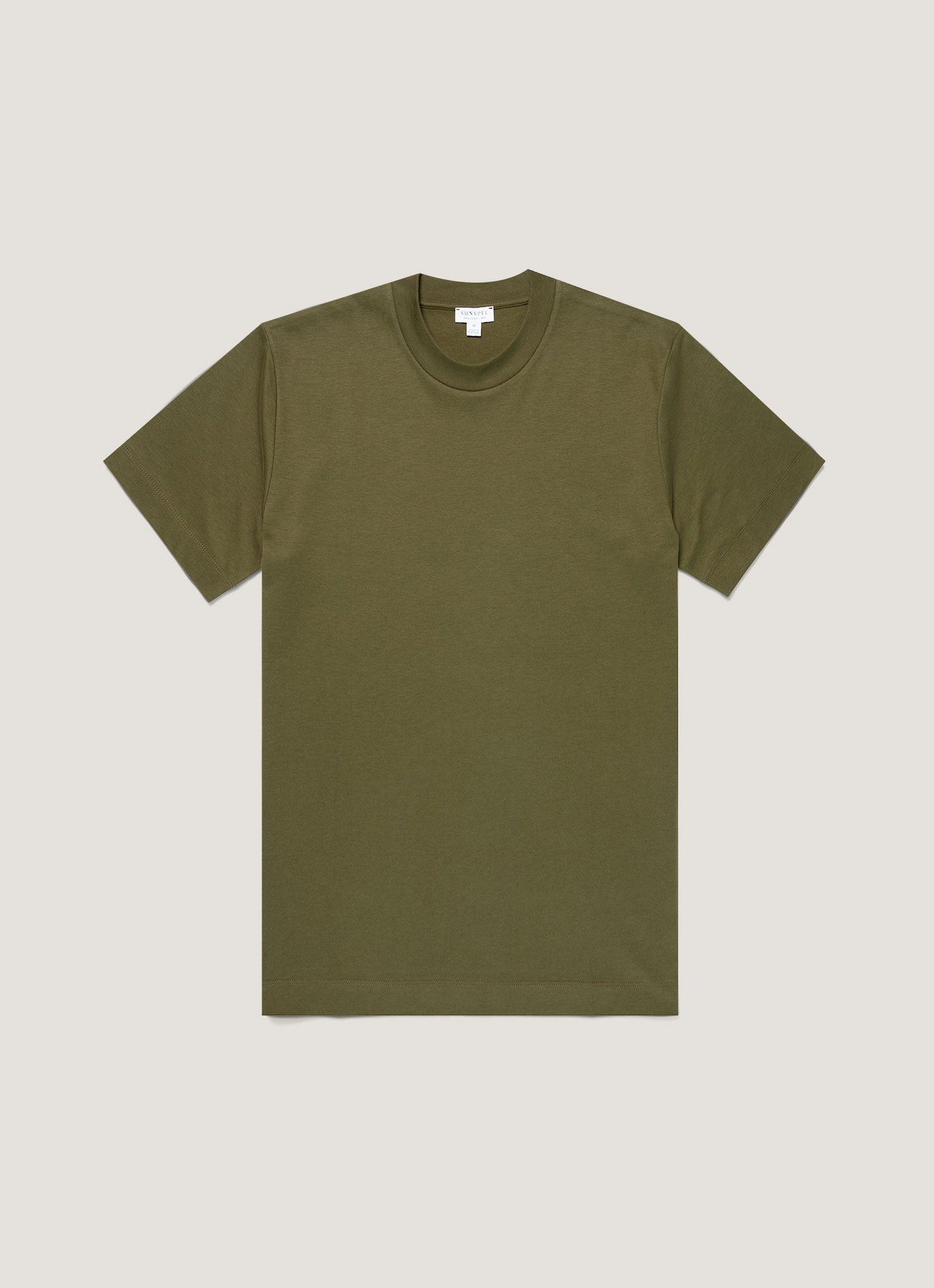 Mens Relaxed Fit Heavyweight Tshirt In Deep Olive Mtsh0181 Gniz