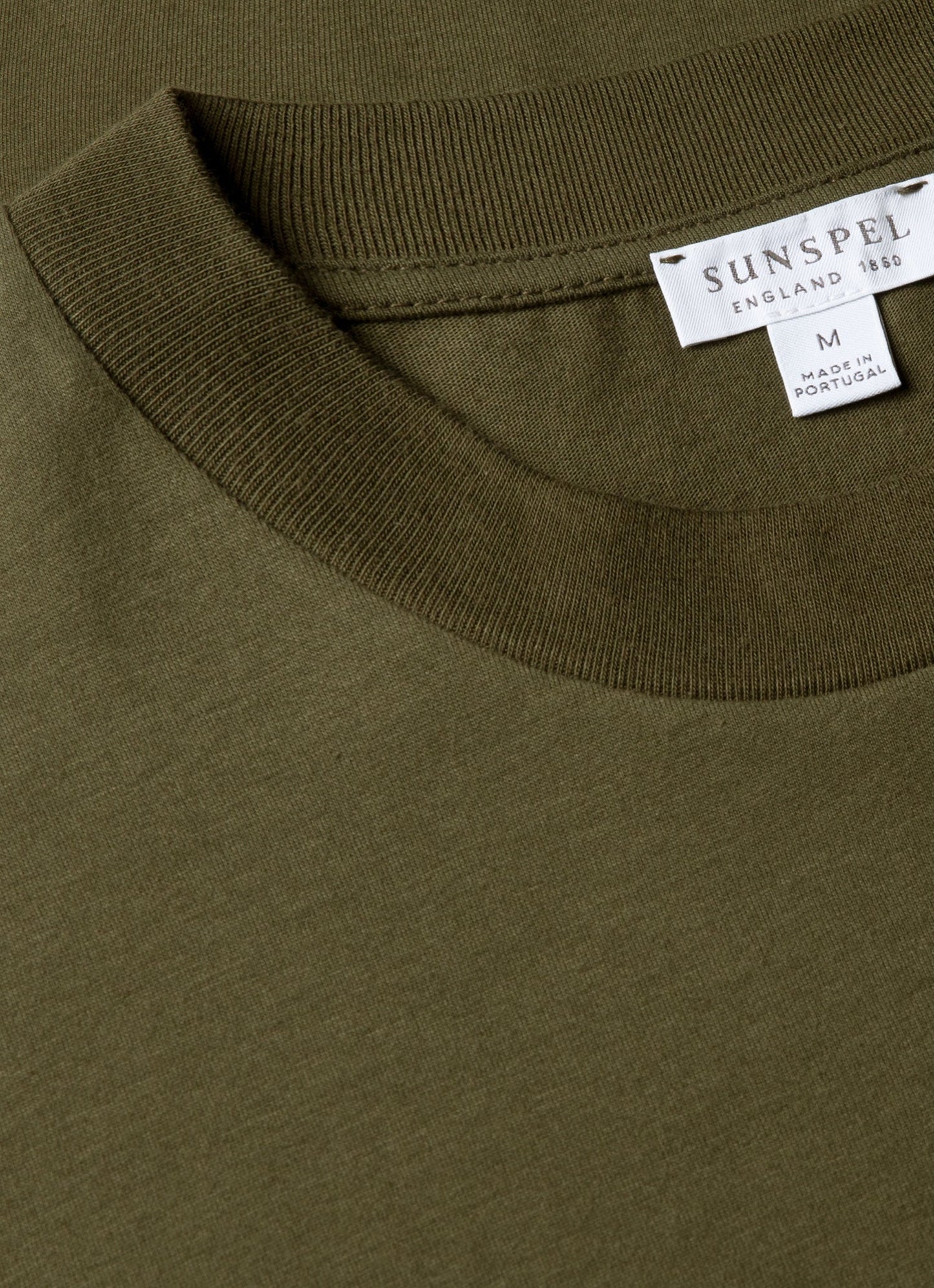 Mens Relaxed Fit Heavyweight Tshirt In Deep Olive Mtsh0181 Gniz