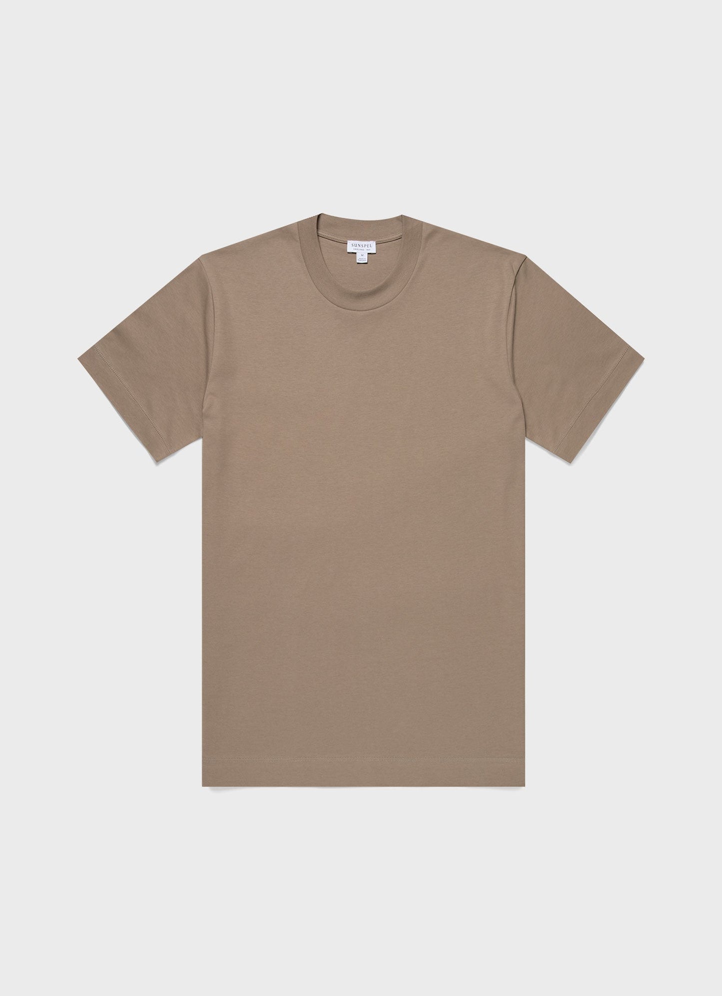 Mens Relaxed Fit Heavyweight Tshirt In Dark Stone Mtsh0181 Whdc