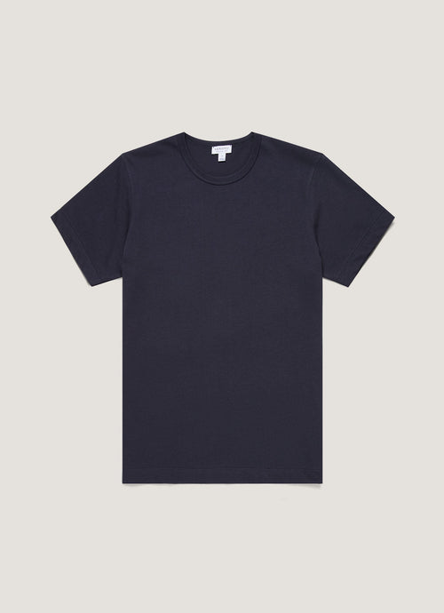 Mens Single Jersey Tshirt In Navy Mtsh0187 Buaa