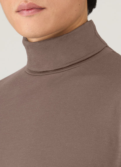 Mens Ultrafine Merino Roll Neck In Sandstone Mtsh0198 Brfc