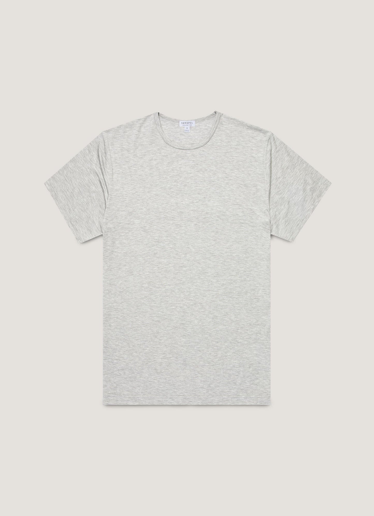 Mens Tencel Tshirt In Grey Melange Mtsh4012 Gyaa