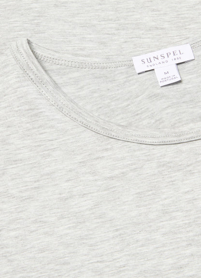 Mens Tencel Tshirt In Grey Melange Mtsh4012 Gyaa