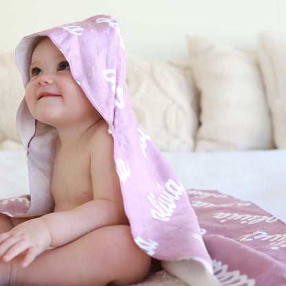 Personalized Hooded Towel | Solids