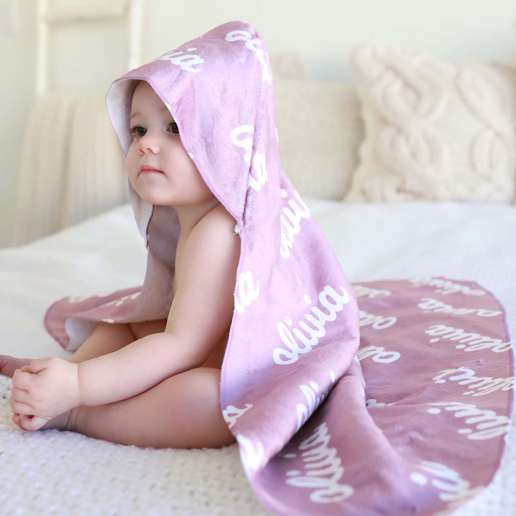 Personalized Hooded Towel | Solids
