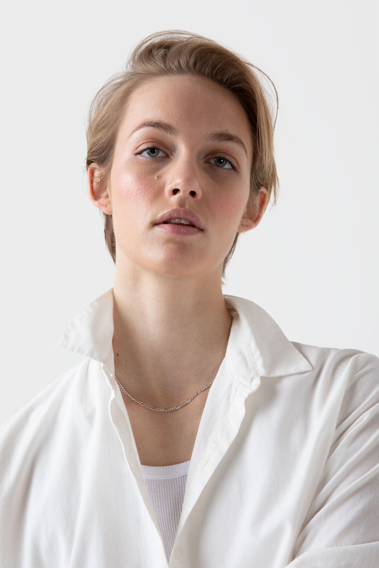 Womens Corduroy Shirt In Ecru Wsht2015 Whcr